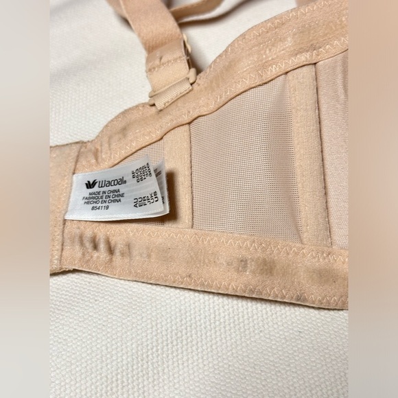 BRA WACOAL 30G Beige 854119 Underwire Full Coverage Opaque 3458 PS - Picture 8 of 13